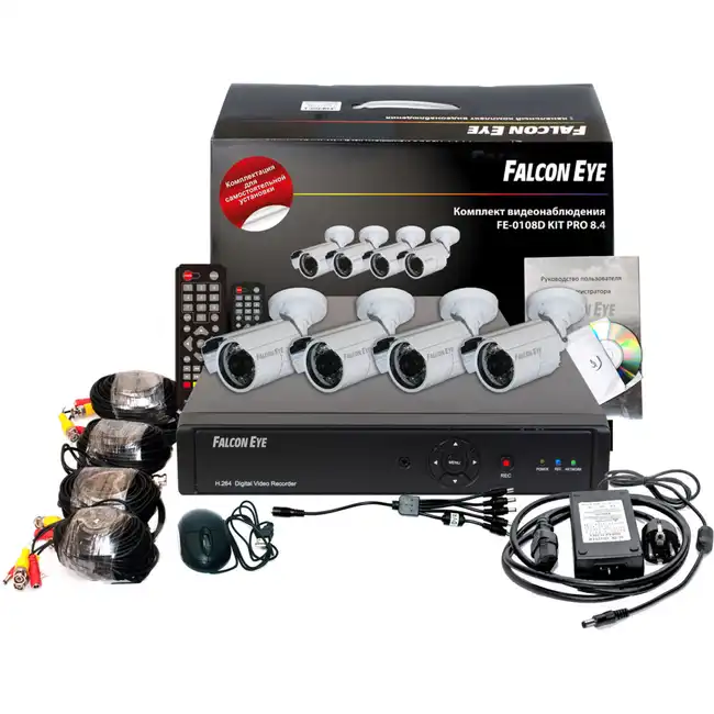 Комплект видеонаблюдения Falcon Eye FE-0108AHD-KIT PRO 8.4