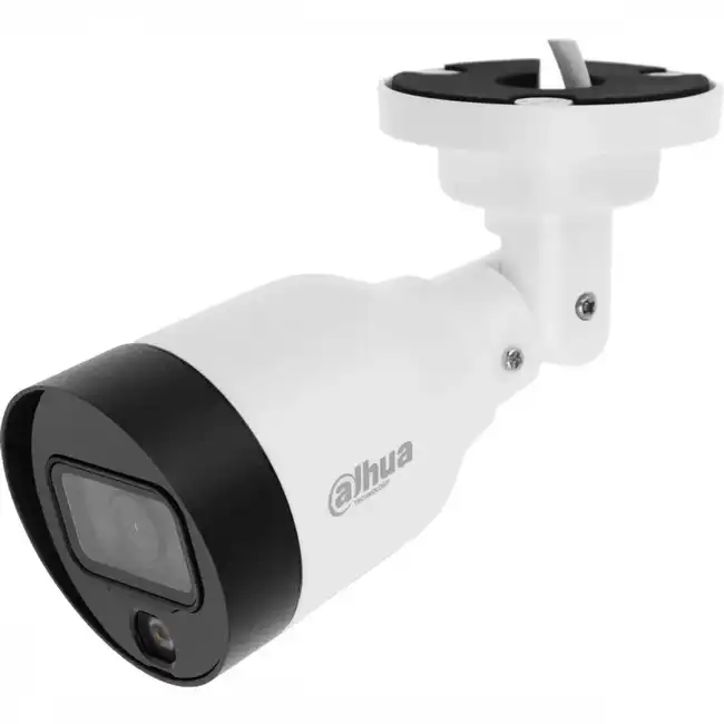 IP видеокамера Dahua DH-IPC-HFW1239S1P-LED-0280B-S5-QH2 (Цилиндрическая, Уличная, Проводная, Фиксированный объектив, 2.8 мм, 1/2.8", 2 Мп ~ 1920×1080 Full HD)