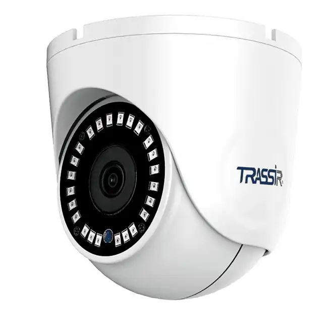 IP видеокамера Trassir TR-D8121IR2 v6 TR-D8121IR2 v6 2.8 (Купольная, Уличная, Проводная, Фиксированный объектив, 2.8 мм, 1/2.7", 2 Мп ~ 1920×1080 Full HD)