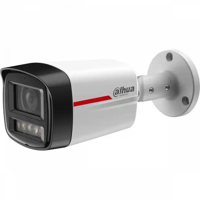 IP видеокамера Dahua DH-IPC-HFW2249TLP-S-LED-PRO (Цилиндрическая, Уличная, Проводная, Фиксированный объектив, 2.8 мм, 1/2.9", 2 Мп ~ 1920×1080 Full HD)