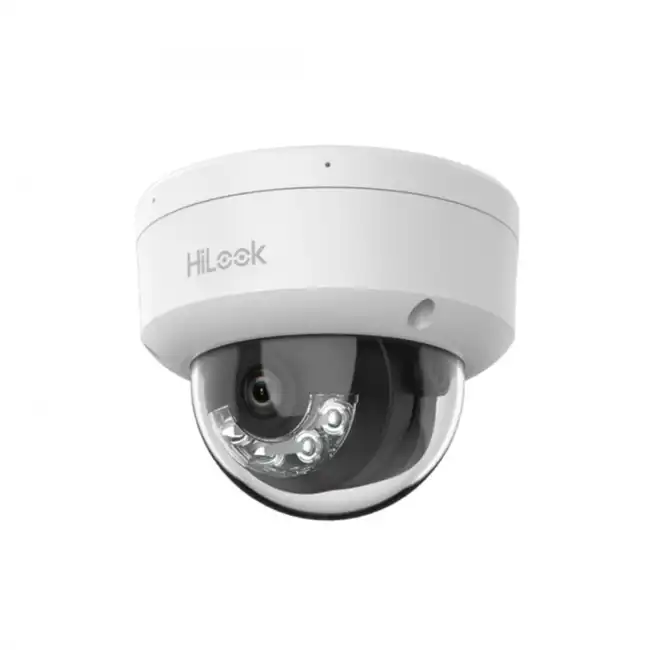 IP видеокамера HiLook IPC-D120HA-LUC (Купольная, Уличная, Проводная, Фиксированный объектив, 2.8 мм, 1/2.9", 2 Мп ~ 1920×1080 Full HD)