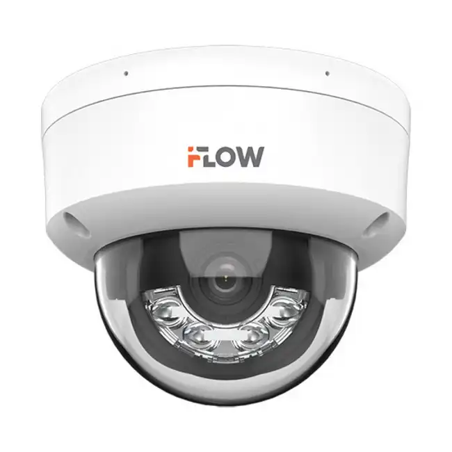 IP видеокамера iFlow F-IC-2422C2MS 311329319 (Купольная, Уличная, Проводная, Фиксированный объектив, 2.8 мм, 1/2.7", 2 Мп ~ 1920×1080 Full HD)