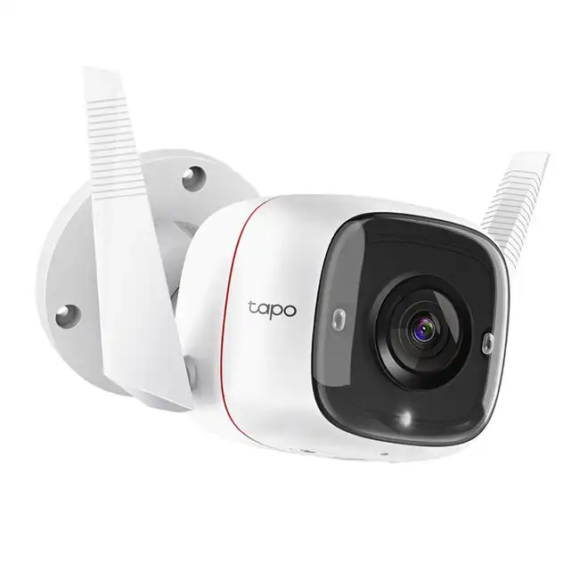 IP видеокамера TP-Link Tapo TC65 (Цилиндрическая, Уличная, WiFi + Ethernet, Фиксированный объектив, 3.89 мм, 1/2.7", 3 Мп ~ 2304x1296)