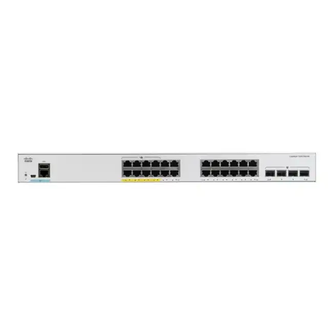 Коммутатор Cisco Catalyst 1000 C1000-24P-4X-L (1000 Base-TX (1000 мбит/с), 4 SFP порта)