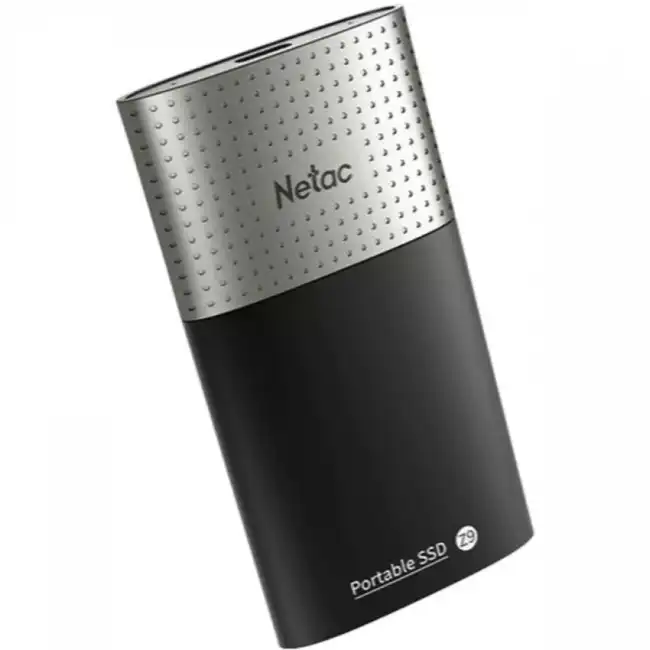 Внешний жесткий диск Netac SSD External 500Gb Z9 NT01Z9-500G-32BK (500 ГБ, Интерфейс USB-C)