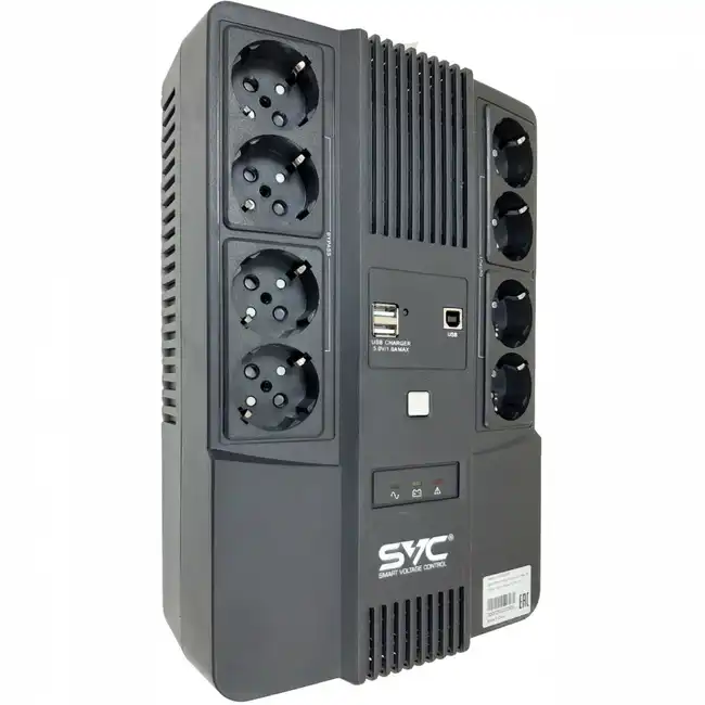 Источник бесперебойного питания SVC DL-SVC-U-1000/BSSC (1000 ВА, 600)