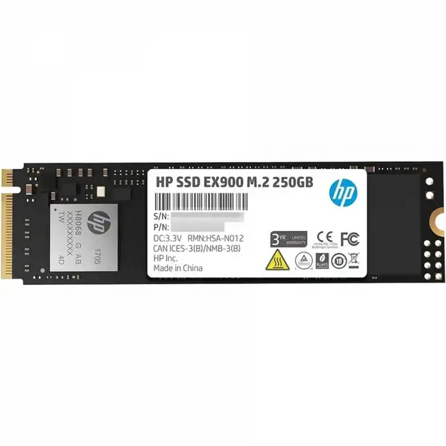 Внутренний жесткий диск HP EX900 2YY43AA#ABB (SSD (твердотельные), 250 ГБ, M.2)