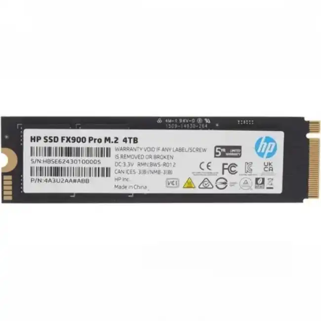 Внутренний жесткий диск HP FX900 Pro Series 4A3U2AA#ABB (SSD (твердотельные), 4 ТБ, M.2)