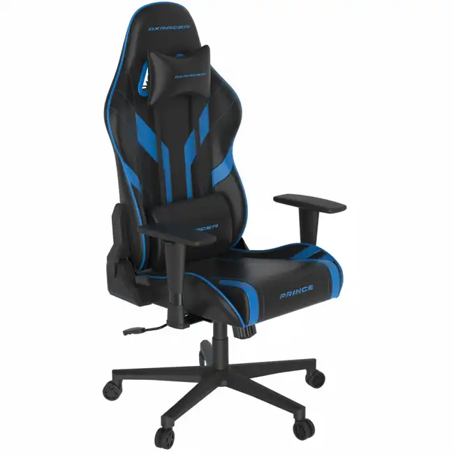 Компьютерный стул DXRacer Peak игровое кресло чёрно-синее OH/P88/NB