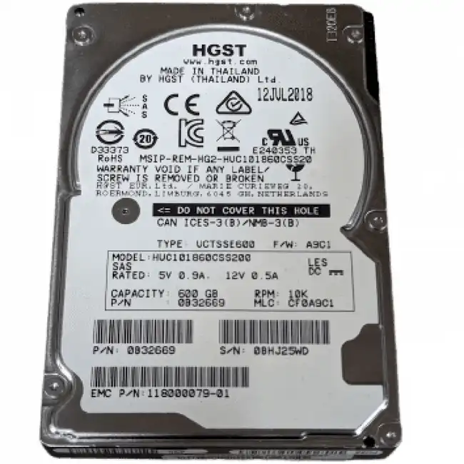 Серверный жесткий диск Hitachi 600 ГБ HUC101860CSS200 (HDD, 2,5 SFF, 600 ГБ, SAS)