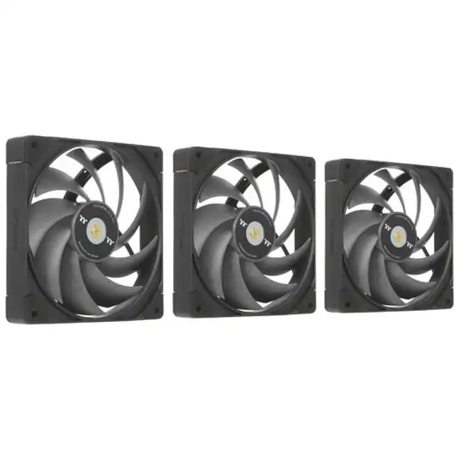 Охлаждение Thermaltake TOUGHFAN EX14 Pro High Static Pressure PC Cooling Fan – Swappable Edition (3-Fan Pack) CL-F172-PL14BL-A (Для системного блока)