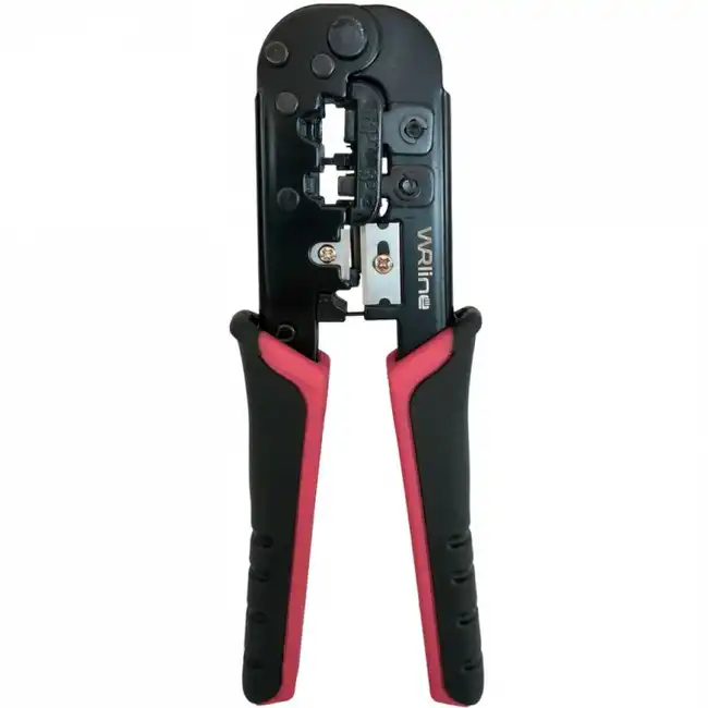 Инструмент для монтажа СКС WRline Кримпер для RJ-45 (8Р8С), RJ-11/12 (6Р6С, 6Р4С, 6Р2С) WR-568