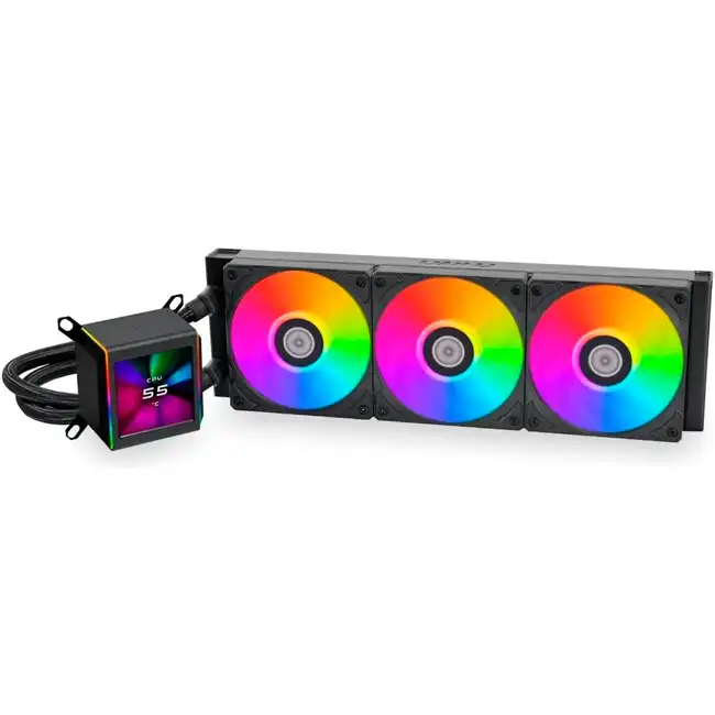 Охлаждение Lian Li Galahad II LCD 360 Black G89.GA2ALCD36B.00 (Для процессора)