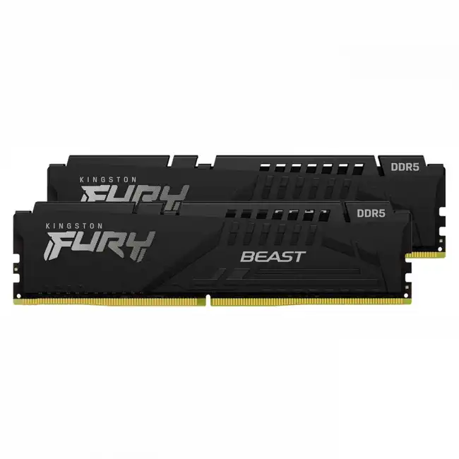 ОЗУ Kingston FURY Beast Black KF564C32BBEK2-32 (DIMM, DDR5, 32 Гб (2 х 16 Гб), 6400 МГц)