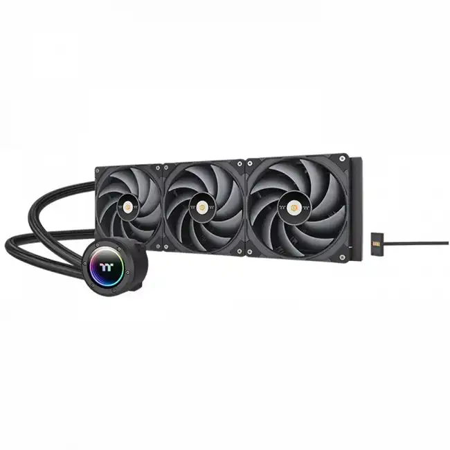 Охлаждение Thermaltake TOUGHLIQUID 420 EX Pro ARGB Sync Black CL-W401-PL14BL-A (Для процессора)