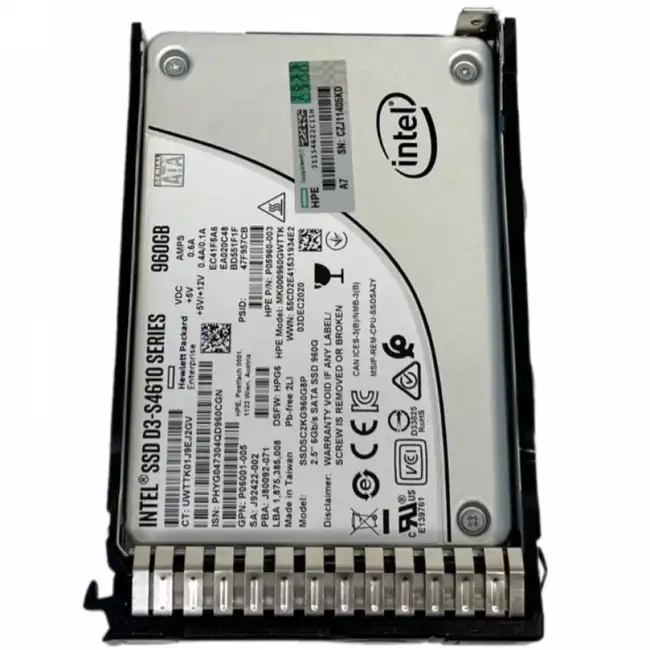 Серверный жесткий диск HPE 960 GB P05980-B21 (SSD, 2,5 SFF, 960 ГБ, SATA)