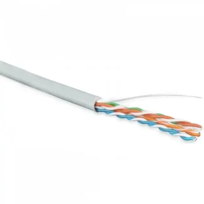 Кабель витая пара Hyperline UUTP4R-C5E-S24-IN-LSZH-GY-100