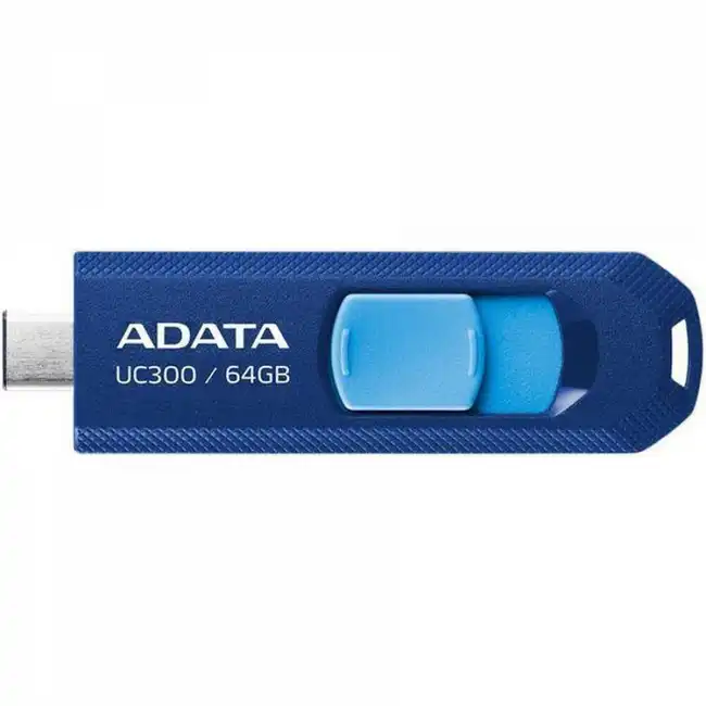 USB флешка (Flash) ADATA ACHO-UC300-64GRNB/BU (64 ГБ)