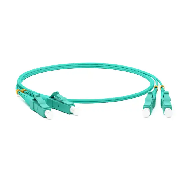 Оптический патч-корд Hyperline FC-D2-503-LC/PR-LC/PR-H-70M-LSZH-AQ
