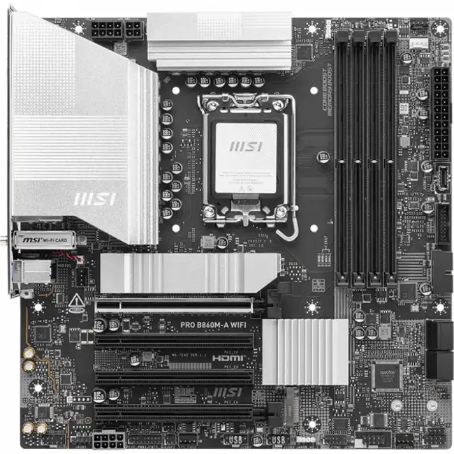 Материнская плата MSI PRO B860M-A WIFI (micro-ATX, LGA 1851)