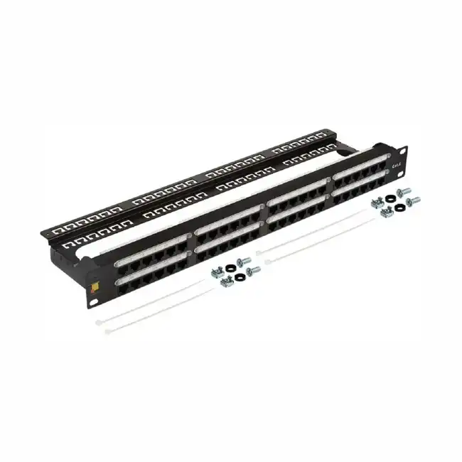 Патч-панель LANMASTER LAN-PPC48U6 (48 портов, UTP, Cat. 6)