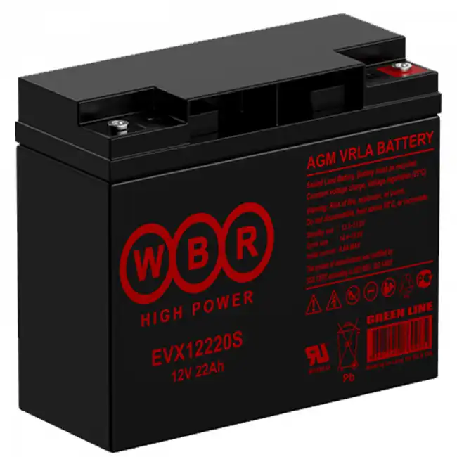 Сменные аккумуляторы АКБ для ИБП WBR EVX12220S EVX12220S WBR (12 В)