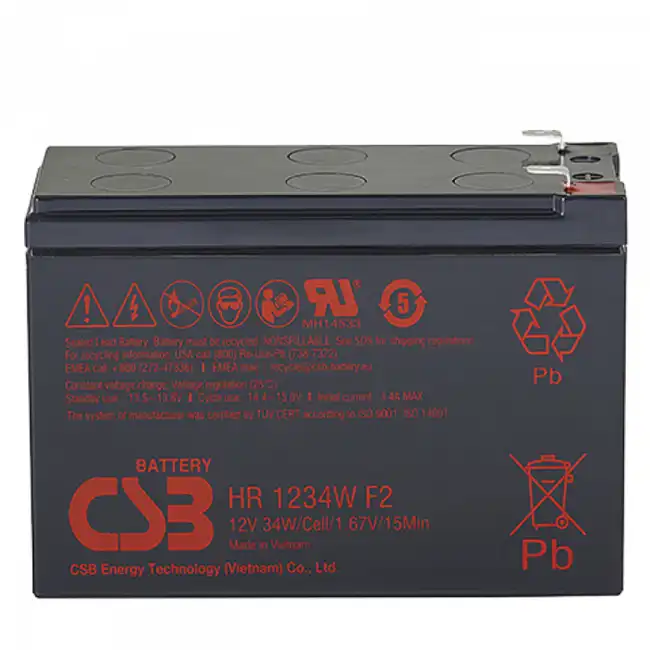 Сменные аккумуляторы АКБ для ИБП CSB HR1234W F2 HR1234W F2 CSB (12 В)
