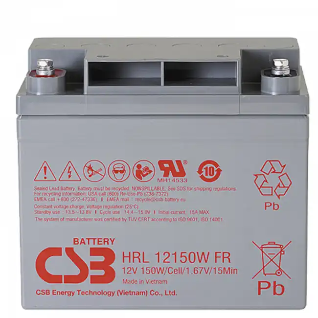 Сменные аккумуляторы АКБ для ИБП CSB HRL12150W FR HRL12150W FR CSB (12 В)