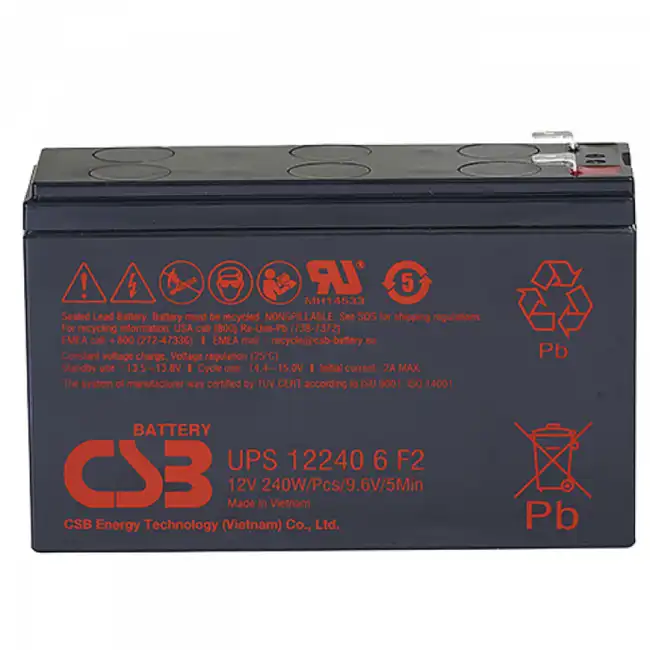 Сменные аккумуляторы АКБ для ИБП CSB UPS122406 F2 UPS122406 F2 CSB (12 В)