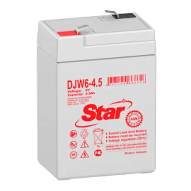 Сменные аккумуляторы АКБ для ИБП STAR DJW6-4.5 DJW6-4.5 STAR (6 В)