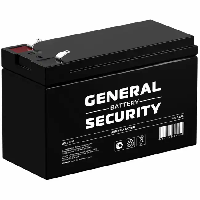 Сменные аккумуляторы АКБ для ИБП General Security GSL7.2-12 GENERAL SECURITY (12 В)
