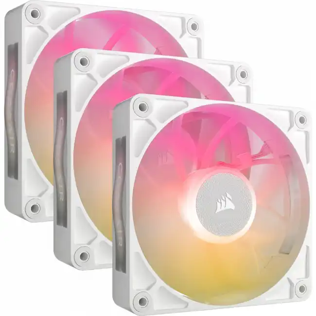 Охлаждение Corsair iCUE LINK RX120 MAX RGB White CO-9051038-WW (Для системного блока)