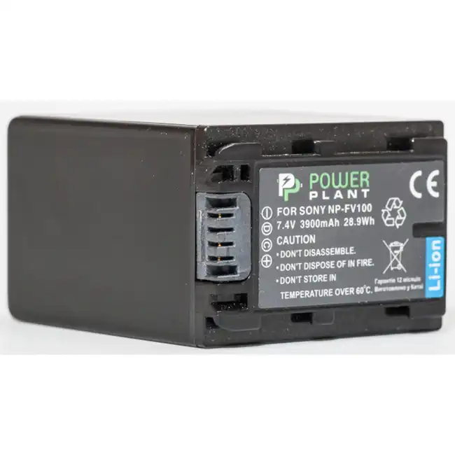 Аксессуар для фото и видео PowerPlant Sony NP-FV100 3900mAh DV00DV1271