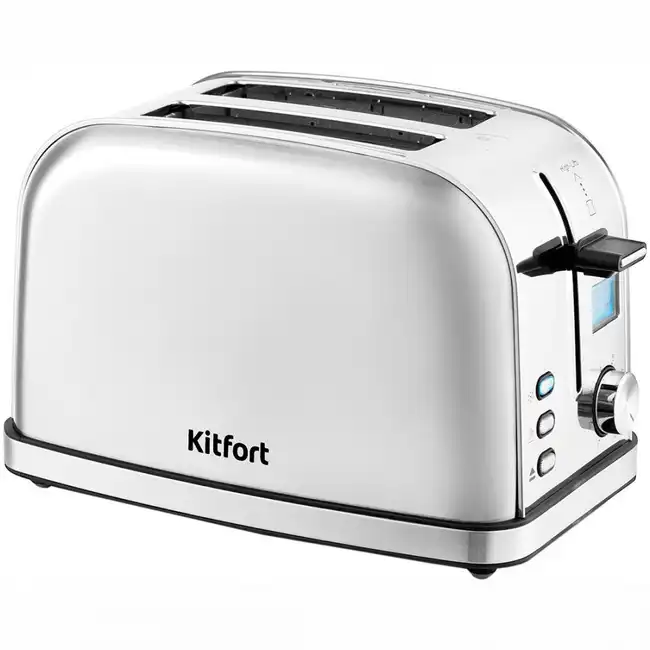 Тостер KITFORT КТ-2036-6 серебристый (950 Вт)