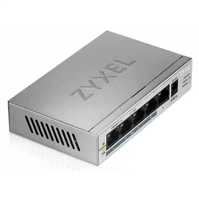 Коммутатор Zyxel GS1005HP GS1005HP-EU0101F (1000 Base-TX (1000 мбит/с))