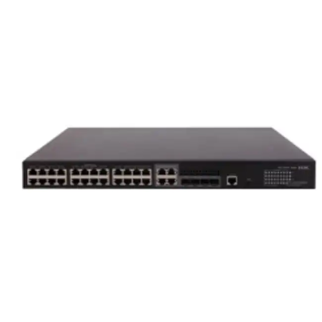 Коммутатор H3C S5130S-28P-HPWR-E LS-5130S-28P-HPWR-EI-GL (1000 Base-TX (1000 мбит/с), 4 SFP порта)