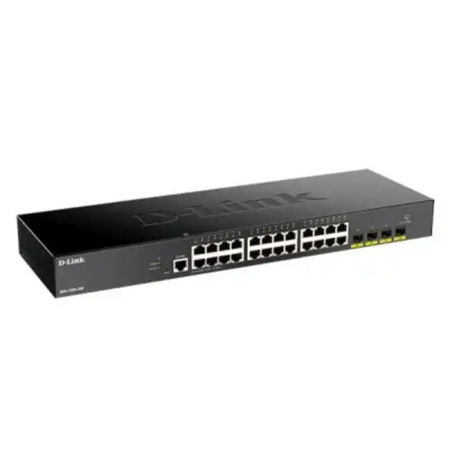 Коммутатор D-link DGS-1250-28X/A1A (1000 Base-TX (1000 мбит/с), 4 SFP порта)