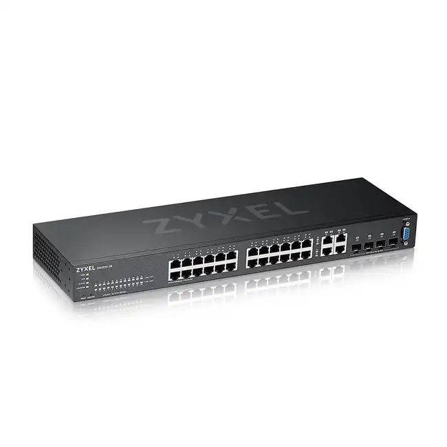 Коммутатор Zyxel NebulaFlex Pro GS2220-28 GS2220-28-EU0101F (1000 Base-TX (1000 мбит/с), 4 SFP порта)