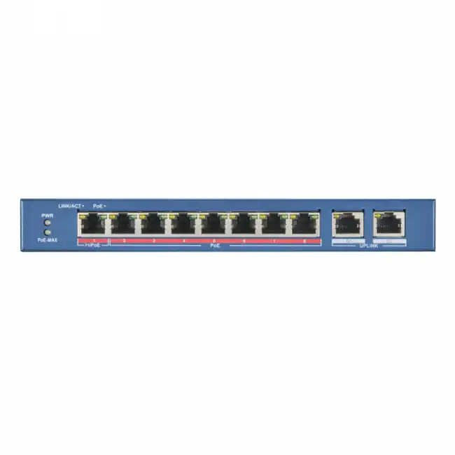 Коммутатор Hikvision DS-3E0310P-E/M (100 Base-TX (100 мбит/с))