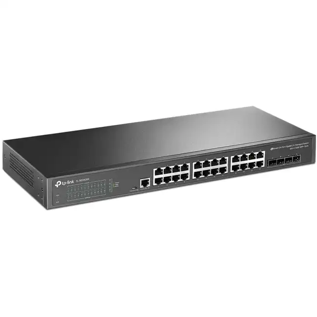 Коммутатор TP-Link TL-SG3428X TL-SG3428X(UN) (1000 Base-TX (1000 мбит/с), 4 SFP порта)