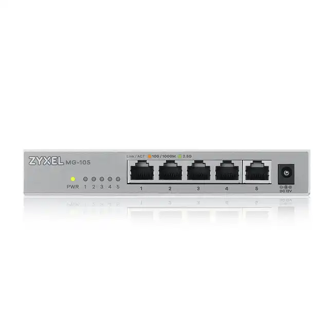 Коммутатор Zyxel MG-10 MG-105-ZZ0101F (2.5 GBase-T (2500 мбит/с))