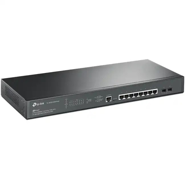 Коммутатор TP-Link TL-SG3210XHP-M2 (2.5 GBase-T (2500 мбит/с), 2 SFP порта)