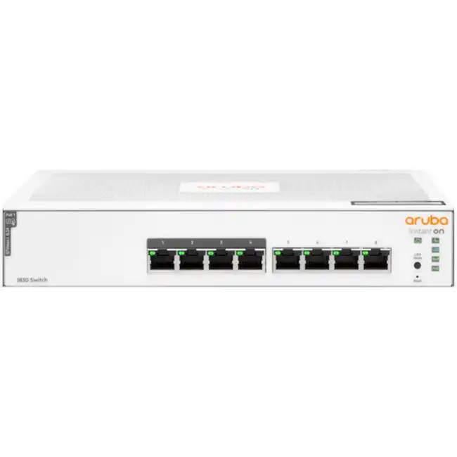 Коммутатор HPE Aruba Instant On 1830 8G 4p JL811A#ABB (1000 Base-T (1000 мбит/с))