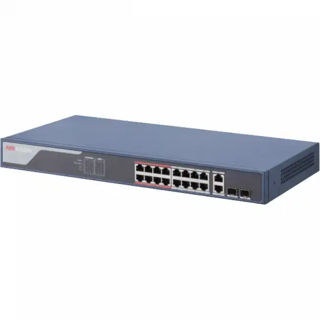 Коммутатор Hikvision DS-3E1318P-SI (100 Base-TX (100 мбит/с))