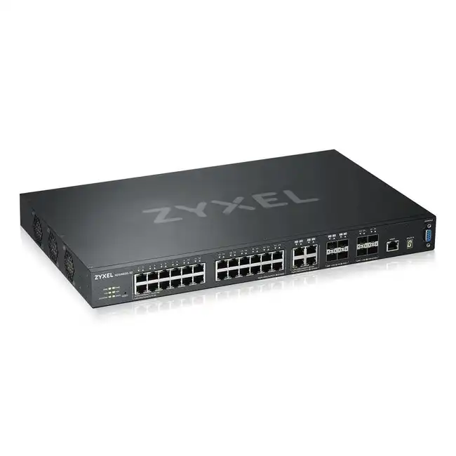 Коммутатор Zyxel XGS4600-32 XGS4600-32-ZZ0102F (1000 Base-TX (1000 мбит/с), 4 SFP порта)