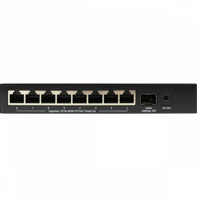 Коммутатор Origo OS1209P/80W/A1A (100 Base-TX (100 мбит/с), 1 SFP порт)