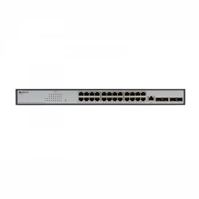 Коммутатор Origo OS3228P/250W/A1A (1000 Base-T (1000 мбит/с), 4 SFP порта)