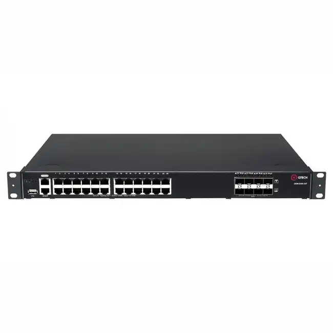 Коммутатор QTECH QSW-6300-32T (1000 Base-T (1000 мбит/с), 8 SFP портов)