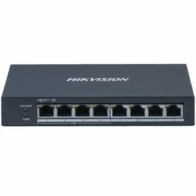 Коммутатор Hikvision DS-3E0508P-O (1000 Base-TX (1000 мбит/с))