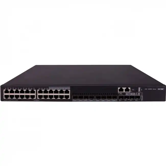 Коммутатор H3C S5560X-30C-EI LS-5560X-30C-EI (1000 Base-T (1000 мбит/с), 4 SFP порта)